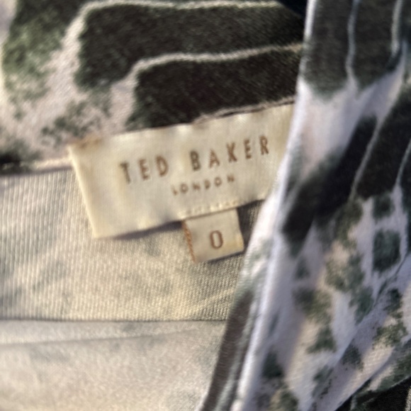 Ted Baker Snakeskin Printed Maxi Dress - Picture 3 of 4